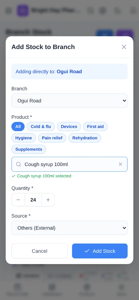 The app's screen for "Say how many", with what to tap ringed